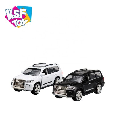 light music 1:24 diecast toy vehicles pull back metal model luxury car with open door